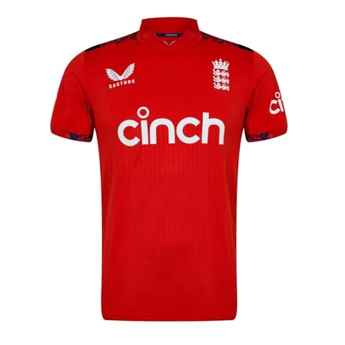 Mens ECB England T20 Shirt 2024 Red M