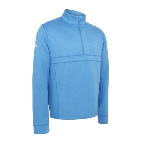 Mens Emea Waffle Pullover Vallarta Blue S