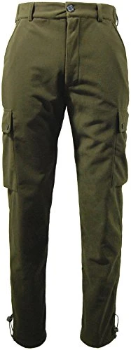 Mens EN302 Stealth Tecl-Wood Camouflage Waterproof Hunting Trousers (38", Hunters Green)