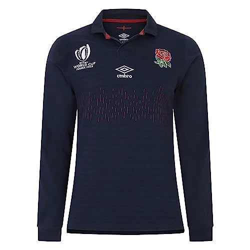 Mens England Rugby Alternate Classic Long Sleeve Shirt Navy S