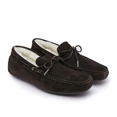 Men's Eskimo Driver Moccasins, (Dark Brown 898), 6.5 (40 EU)
