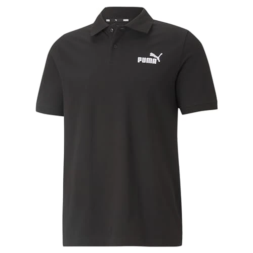 Men's ESS Pique Polo Black, S