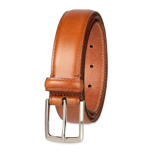 Men's Essential Belt-Dress and Casual, Tan Classic, Medium (34-36)