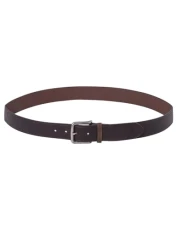 Men's Essential Faux Leather Belt Waist Pack, Dark_Brown, 95