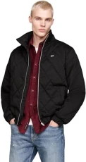 Men’s Essential Quilted Jacket with Zip, Black (Black), XXL Men’s Essential Quilted Jacket with Zip, Black (Black), XXL
