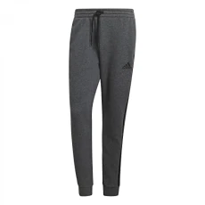 Men's Essentials Fleece Joggers, Dark Grey Heather/Black, S Men's Essentials Fleece Joggers, Dark Grey Heather/Black, S