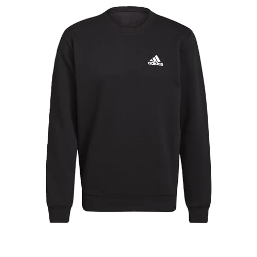 Men's Essentials Fleece Sweatshirt (Pack of 1) Black/White