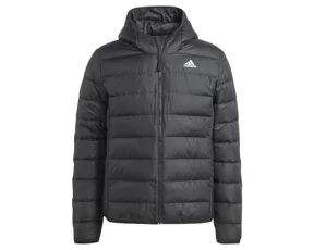 Men's Essentials Light Hooded Down Jacket,Grey Five/Black Men's Essentials Light Hooded Down Jacket,Grey Five/Black
