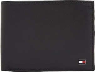 Men’s Eton Wallet with Coin Pocket, Black (Black), One Size