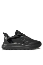 Men's EVA Runner Low LACE ML Mix YM0YM00968 Sneakers, Black (Triple Black), 9 UK Men's EVA Runner Low LACE ML Mix YM0YM00968 Sneakers, Black (Triple Black), 9 UK