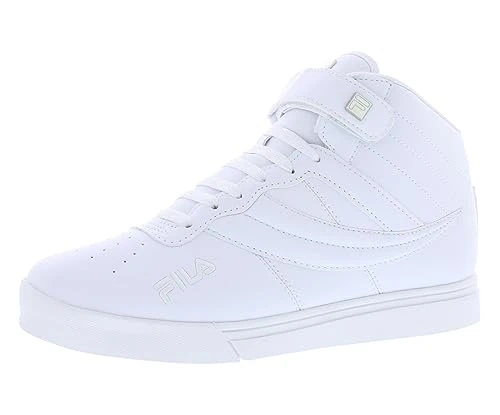 Men's Everyday Sport Athletic Casual High-top Vulc 13 Mid Lace Up Sneaker Shoes, White, 7.5 UK