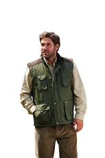 Mens Exmoor Country Clothing Padded BodyWarmer Gilet Olive XL Mens Exmoor Country Clothing Padded BodyWarmer Gilet Olive XL