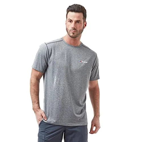 Men's Explorer Basecrew Short Sleeve T-Shirt, Grey, S