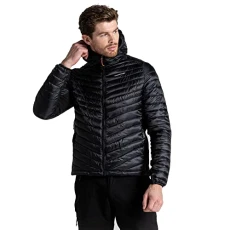 Men's ExpoLite Hooded Quilted Jacket, Black, XL Men's ExpoLite Hooded Quilted Jacket, Black, XL