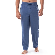 Men's Extended Sizes Jersey Knit Sleep Pant (1 & 2 Packs), Navy Heather, XL Tall Men's Extended Sizes Jersey Knit Sleep Pant (1 & 2 Packs), Navy Heather, XL Tall