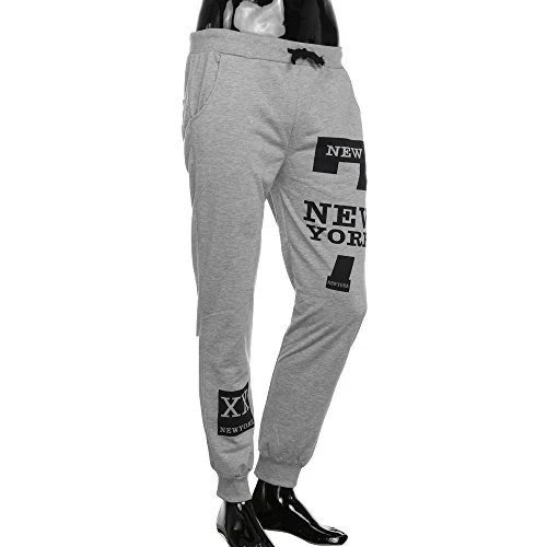 Men's Fashion Casual Jogging Bottoms Men's Trousers Cargo Men's, gray, XXL