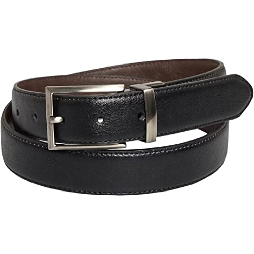 Mens FCUK Keeper Reversible Belt Black/Brown (30)