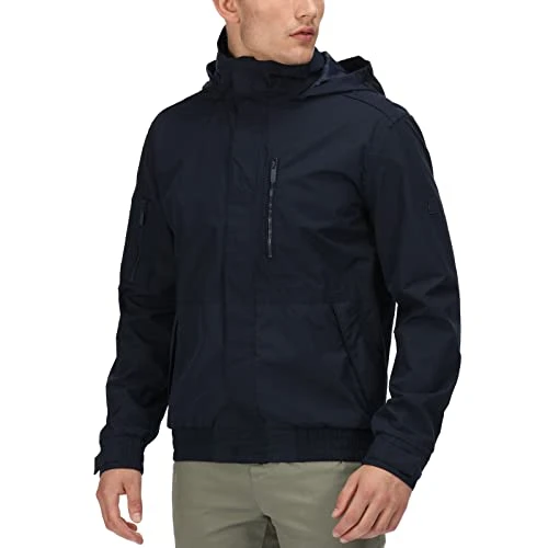 Mens Feelding Waterproof Bomber Jacket Coat - L