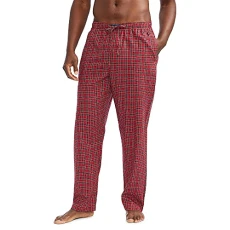 Men's Flannel PJ Pants, Plaid/Cruise Navy Player Pony, Small (P006HR)