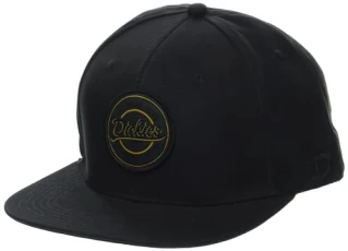 Men's Flat Bill Duck Cap, Black, One Size