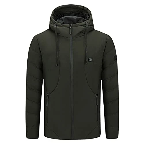 Men's Fleece Full-Zip Hoodie Sweatshirts Water-Resistant down jackets men Autumn Warm jackets for me