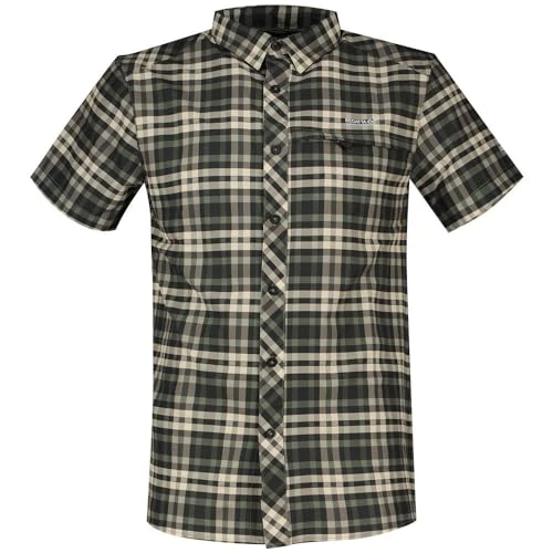 Men's Foldable Short Sleeve Shirt, Green, XL