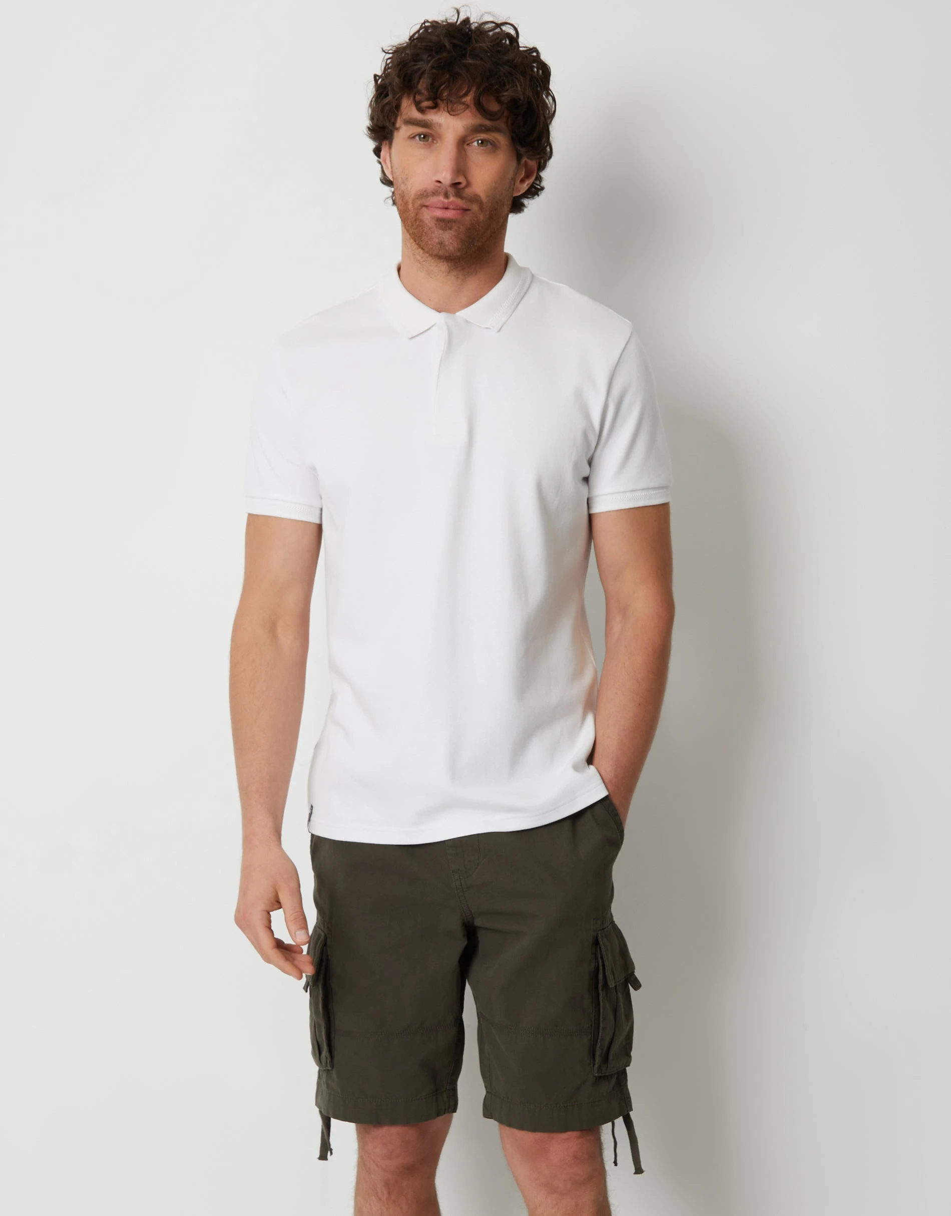 Men's Forest Green Cargo Shorts