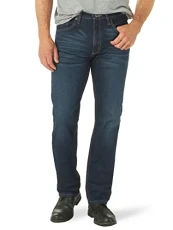 Men's Free-to-Stretch Regular Fit Jean, Blackened Indigo, 36W x 32L