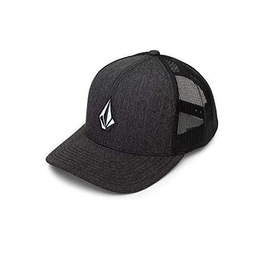 Men's Full Stone Cheese Trucker Hat Baseball Cap, Charcoal Heather, One Size