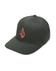 Men's Full Stone Flexfit Hat Baseball Cap, Dark Forest, S Men's Full Stone Flexfit Hat Baseball Cap, Dark Forest, S
