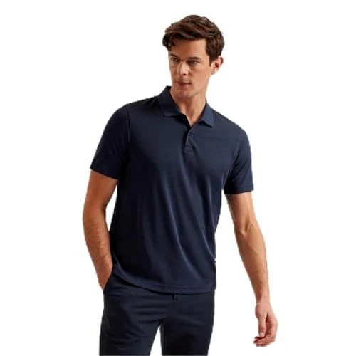 Mens Galdon Short Sleeve Polo Shirt Navy XL