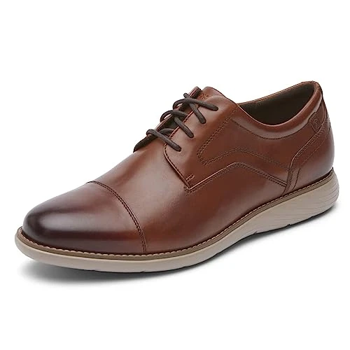 Men's Garett Cap Toe Oxford, New Brown Gradient, 9 UK