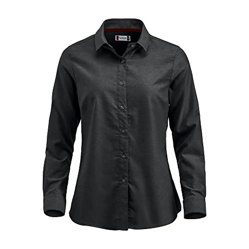 Men's Garland Long Sleeve Shirt Business, Black, XX-Large