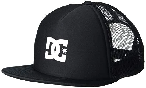Men's Gas Station Trucker Hat Cap, Black, One Size