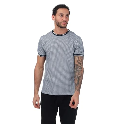 Men's Geckoe Printed T-Shirt in Blue