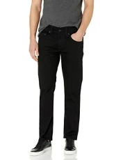 Men's Geno Slim Fit Straight Leg Jean, 2sb Body Rinse Black, 42W x 32L