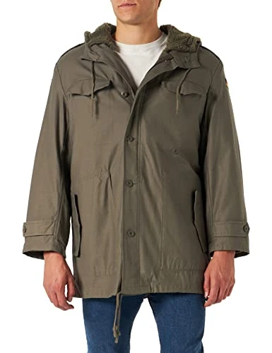 Men's German Parka, Dark Olive, 46 UK