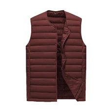Mens Gilet Jackets Body Warmers Winter Outerwear Ultralight Packable Puffer Vest Coat Warm Sleeveless Jacket Wine Red XXS Mens Gilet Jackets Body Warmers Winter Outerwear Ultralight Packable Puffer Vest Coat Warm Sleeveless Jacket Wine Red XXS