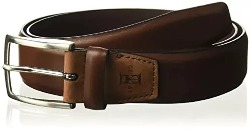 Men's Glass Ave Belt, Coffee, 44