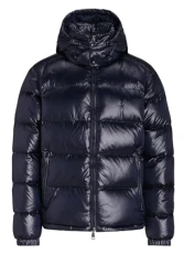 Men's Gloss Down Jacket (UK, Alpha, L, Regular, Regular, Navy) Men's Gloss Down Jacket (UK, Alpha, L, Regular, Regular, Navy)