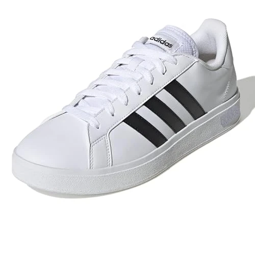 Men's Grand Court Td Lifestyle Court Casual Sneakers, Ftwr White Core Black Ftwr White, 6.5 UK