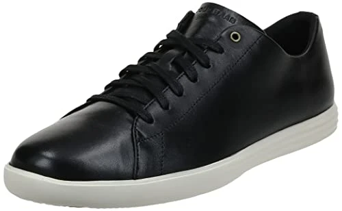 Men's Grand Crosscourt Trainers, Black Black Lthr White Black, 11 UK