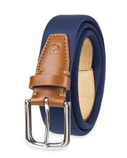 Men's Grand Series Neoprene Casual Belt, Navy, 42 Men's Grand Series Neoprene Casual Belt, Navy, 42