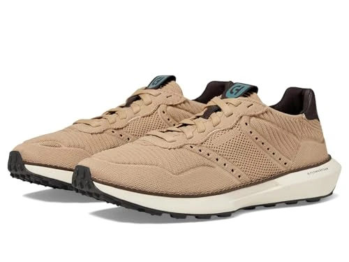 Mens Grandpro Ashland Stitchlite Textile Sesame Dark Chocolate Ivory Trainers 8.5 UK