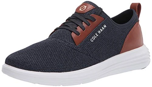 Men's Grandsport Journey Knit Sneaker, Navy Ink Woodbury Optic White, 8.5 UK