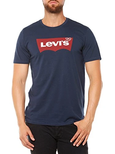 Men's Graphic Set-In Neck T-Shirt, Dress Blues, XXL