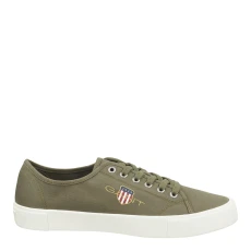 Mens Green Billox Low Lace Trainers