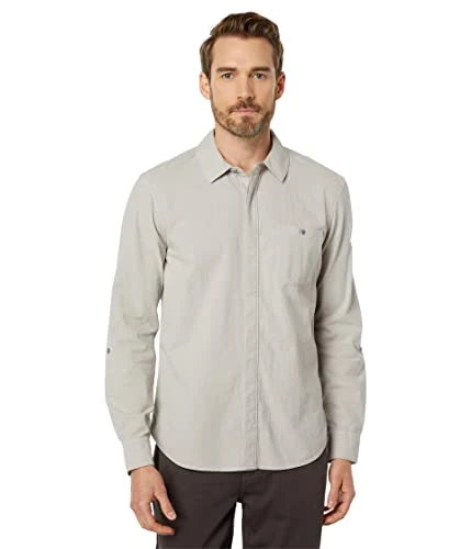 Men's Gregory Button Down Shirt, Weathered Stone, XXL