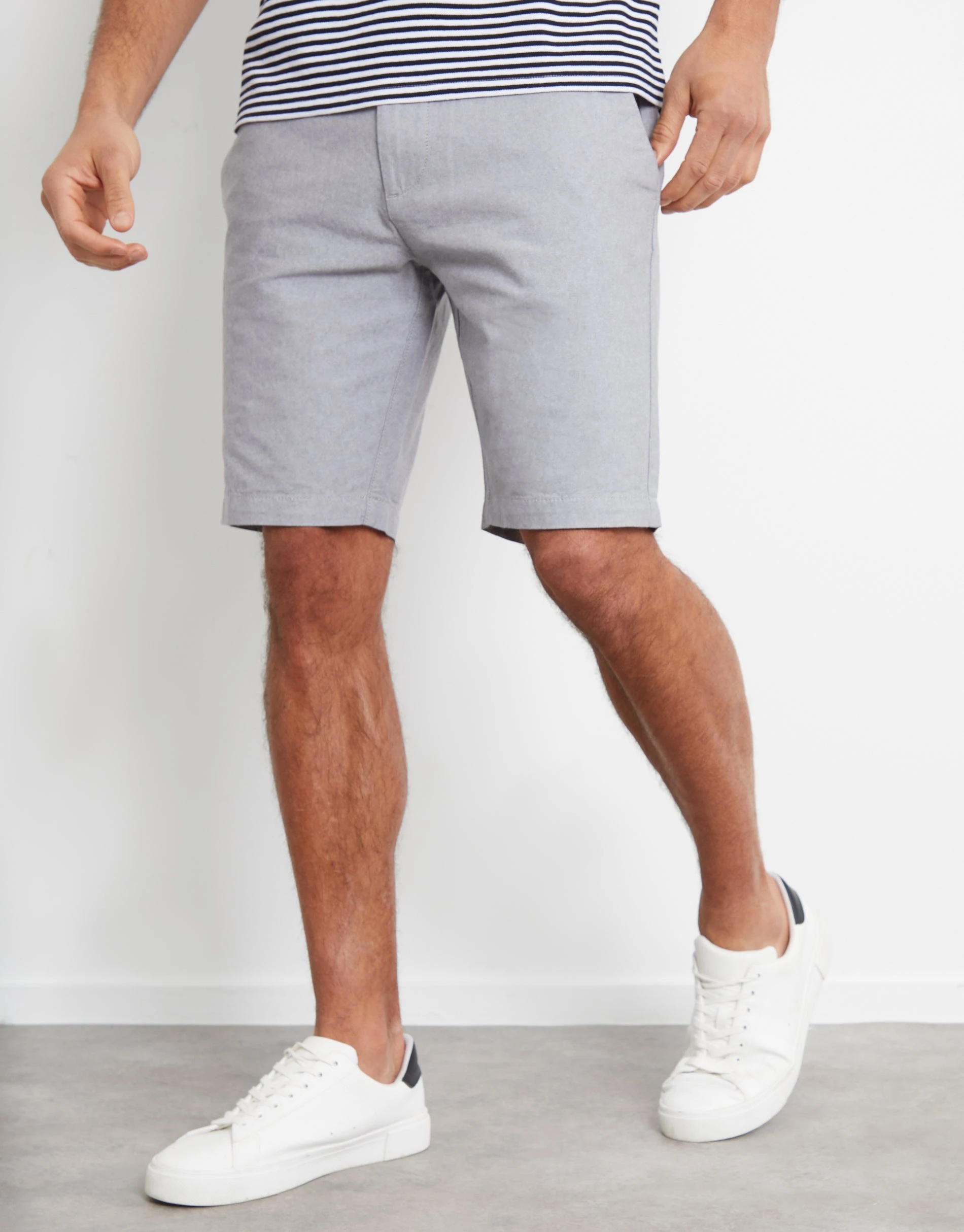 Men's Grey Chino Shorts