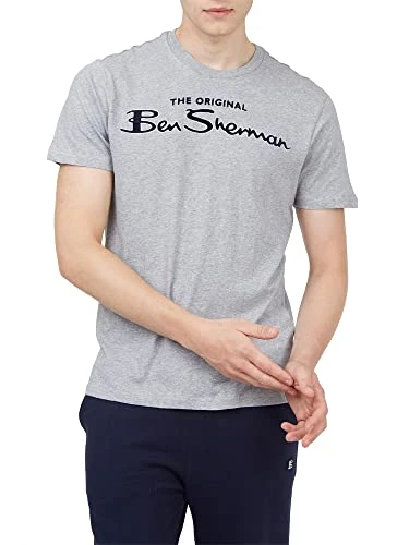 Mens Grey Short Sleeve T-Shirt